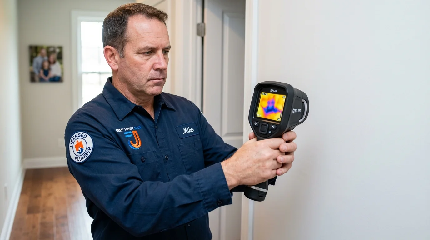 Thermal imaging leak detection by Johns Plumbing LLC in Pollock Pines